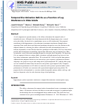 Cover page: Temporal discrimination deficits as a function of lag interference in older adults