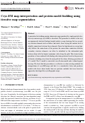 Cover page: Cryo-EM map interpretation and protein model-building using iterative map segmentation.