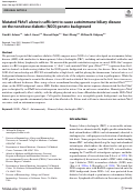 Cover page: Mutated Pkhd1 alone is sufficient to cause autoimmune biliary disease on the nonobese diabetic (NOD) genetic background