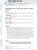 Cover page: Statistical inference on shape and size indexes for counting processes