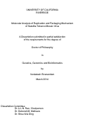 Cover page: Molecular Analysis of Replication and Packaging Mechanism of Satellite Tobacco Mosaic Virus