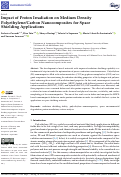 Cover page: Impact of Proton Irradiation on Medium Density Polyethylene/Carbon Nanocomposites for Space Shielding Applications