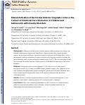 Cover page: ALTERED ACTIVATION OF THE ROSTRAL ANTERIOR CINGULATE CORTEX IN THE CONTEXT OF EMOTIONAL FACE DISTRACTORS IN CHILDREN AND ADOLESCENTS WITH ANXIETY DISORDERS