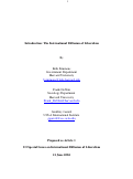 Cover page: The International Diffusion of Liberalism