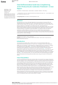 Cover page: Fatal Differentiation Syndrome Complicating Acute Promyelocytic Leukemia Treatment: A Case Report.