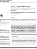 Cover page: Metrics for Assessing Cytoskeletal Orientational Correlations and Consistency