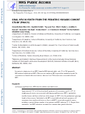 Cover page: Oral Human Papillomavirus in Youth From the Pediatric HIV/AIDS Cohort Study