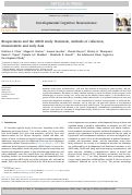 Cover page: Biospecimens and the ABCD study: Rationale, methods of collection, measurement and early data