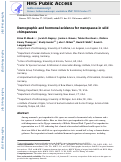 Cover page: Demographic and hormonal evidence for menopause in wild chimpanzees