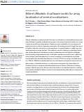 Cover page: Wheres Whaledo: A software toolkit for array localization of animal vocalizations.