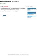 Cover page: Environmental risks and opportunities of orphaned oil and gas wells in the United States