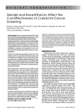 Cover page: Gender and race/ethnicity affect the cost-effectiveness of colorectal cancer screening.