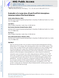 Cover page: Evaluation of a Large Area, 83 μm Pixel Pitch Amorphous Selenium Indirect Flat Panel Detector.