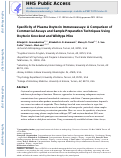 Cover page: Specificity of plasma oxytocin immunoassays: A comparison of commercial assays and sample preparation techniques using oxytocin knockout and wildtype mice