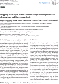 Cover page: Mapping snow depth within a tundra ecosystem using multiscale observations and Bayesian methods