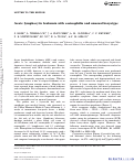 Cover page: Acute lymphocytic leukemia with eosinophilia and unusual karyotype