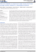 Cover page: Genomic stability in response to high versus low linear energy transfer radiation in Arabidopsis thaliana