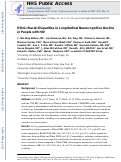 Cover page: Ethnic/Racial Disparities in Longitudinal Neurocognitive Decline in People With HIV