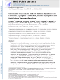 Cover page: Voriconazole Exposure and Risk of Cutaneous Squamous Cell Carcinoma, Aspergillus Colonization, Invasive Aspergillosis and Death in Lung Transplant Recipients