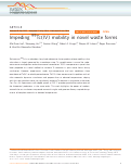 Cover page: Impeding 99Tc(IV) mobility in novel waste forms