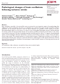 Cover page: Pathological changes of brain oscillations following ischemic stroke