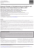 Cover page: Temporal Changes in Cholangiocarcinoma Incidence and Mortality in the United States from 2001 to 2017.