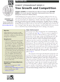 Cover page: Forest Stewardship Series 5: Tree Growth and Competition