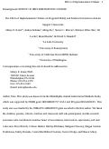 Cover page: The Effect of Implementation Climate on Program Fidelity and Student Outcomes in Autism Support Classrooms