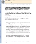 Cover page: A Comparison of Amplitude-Based and Phase-Based Positron Emission Tomography Gating Algorithms for Segmentation of Internal Target Volumes of Tumors Subject to Respiratory Motion