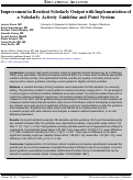 Cover page: Improvement in Resident Scholarly Output with Implementation of a Scholarly Activity Guideline and Point System