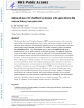 Cover page: Debiased lasso for stratified Cox models with application to the national kidney transplant data.