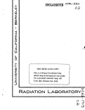 Cover page: THREE EXPERIMENTS WITH HIGH ENERGY X-RAYS