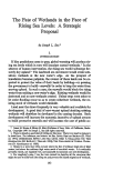 Cover page: The Fate of Wetlands in the Face of Rising Sea Levels: A Strategic Proposal