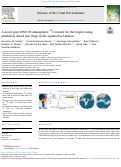 Cover page: A novel post-1950 CE atmospheric&nbsp;<sup>14</sup>C record for the tropics using absolutely dated tree rings in the equatorial Amazon