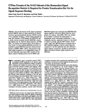 Cover page: GTPase domain of the 54-kD subunit of the mammalian signal recognition particle is required for protein translocation but not for signal sequence binding.