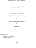 Cover page: Investigating the Potential to Control the Morphology of Hydroxyapatite via Micrometer Scale Molding and Casting Techniques