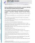 Cover page: Exercise Guidelines for Cancer Survivors: Consensus Statement from International Multidisciplinary Roundtable.