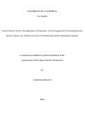 Cover page: Neutral Doesn’t Work: The Importance of Educators’ Active Engagement in Creating Racially Inclusive Spaces for Students of Color at Predominantly-White Independent Schools