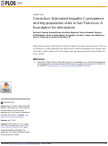 Cover page: Correction: Estimated hepatitis C prevalence and key population sizes in San Francisco: A foundation for elimination.