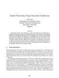 Cover page: Spatial Reasoning Using Sinusoidal Oscillations