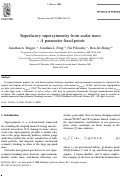 Cover page: Superheavy supersymmetry from scalar mass – A parameter fixed points