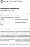Cover page: Noncontact atomic force microscopy III