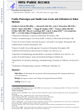 Cover page: Frailty Phenotype and Healthcare Costs and Utilization in Older Women