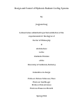 Cover page: Design and Control of Hydronic Radiant Cooling Systems