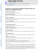 Cover page: Follow-Up of Young Adults With ADHD in the MTA: Design and Methods for Qualitative Interviews.