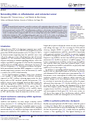 Cover page: Noncoding RNAs in inflammation and colorectal cancer