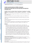 Cover page: Soluble Epoxide Hydrolase Inhibitor Attenuates Lipopolysaccharide-Induced Acute Lung Injury and Improves Survival in Mice