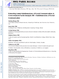 Cover page: Extracting Latent Subdimensions of Social Communication: A Cross-Measure Factor Analysis