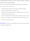 Cover page: 3-Ethenylpyridine Measured in Urine of Active and Passive Smokers: A Promising Biomarker and Toxicological Implications