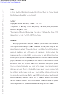 Cover page: A novel analytical multilayer cylindrical heat source model for vertical ground heat exchangers installed in layered ground